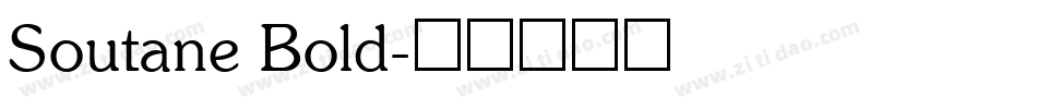 Soutane Bold字体转换